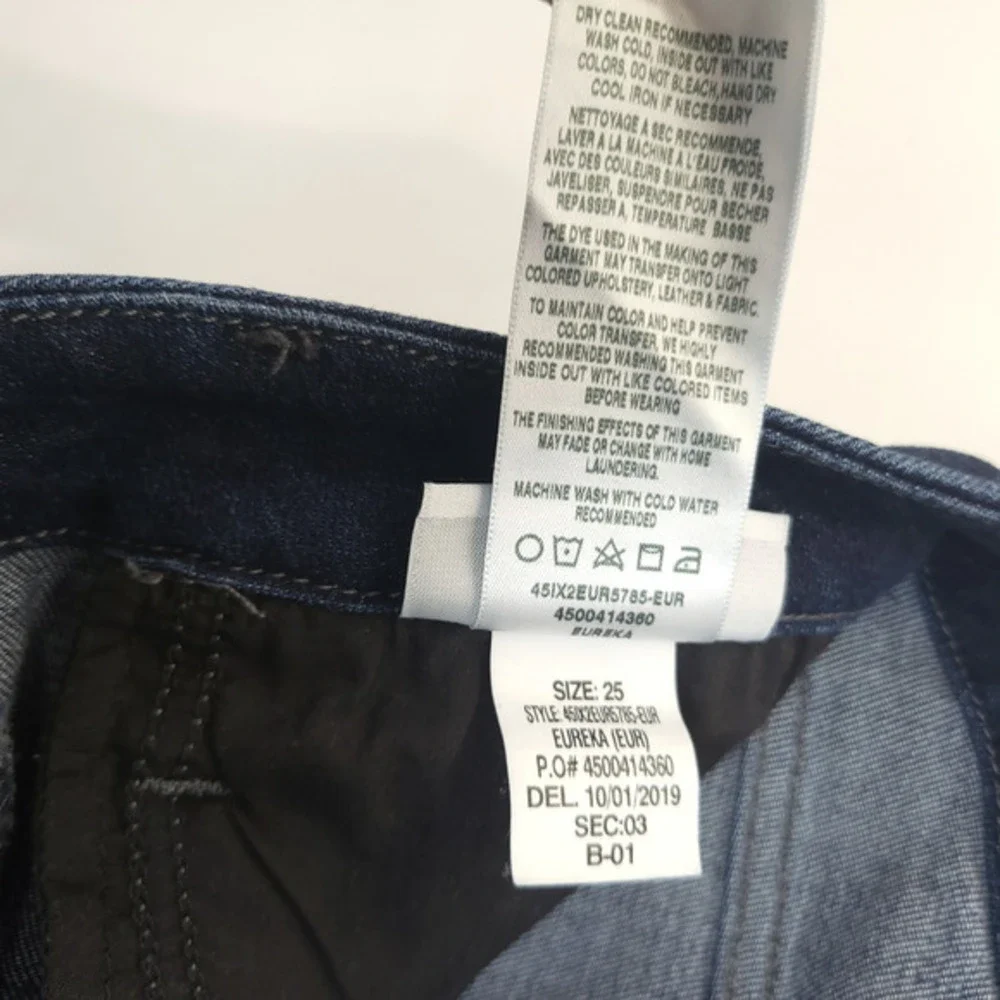 JOE'S Jeans Flawless Hi Rise Honey Curvy Skinny‎ Ankle Women 25 Blue Stretchy